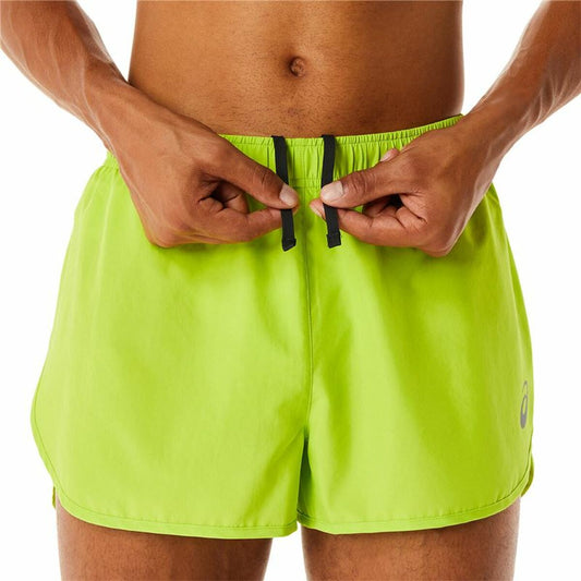 Herren-Sportshorts Asics Core Split Zitronengrün