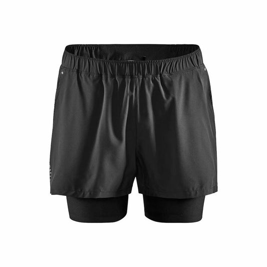 Herren-Sportshorts Craft Craft Adv Essence 2-In-1 Stretch Schwarz