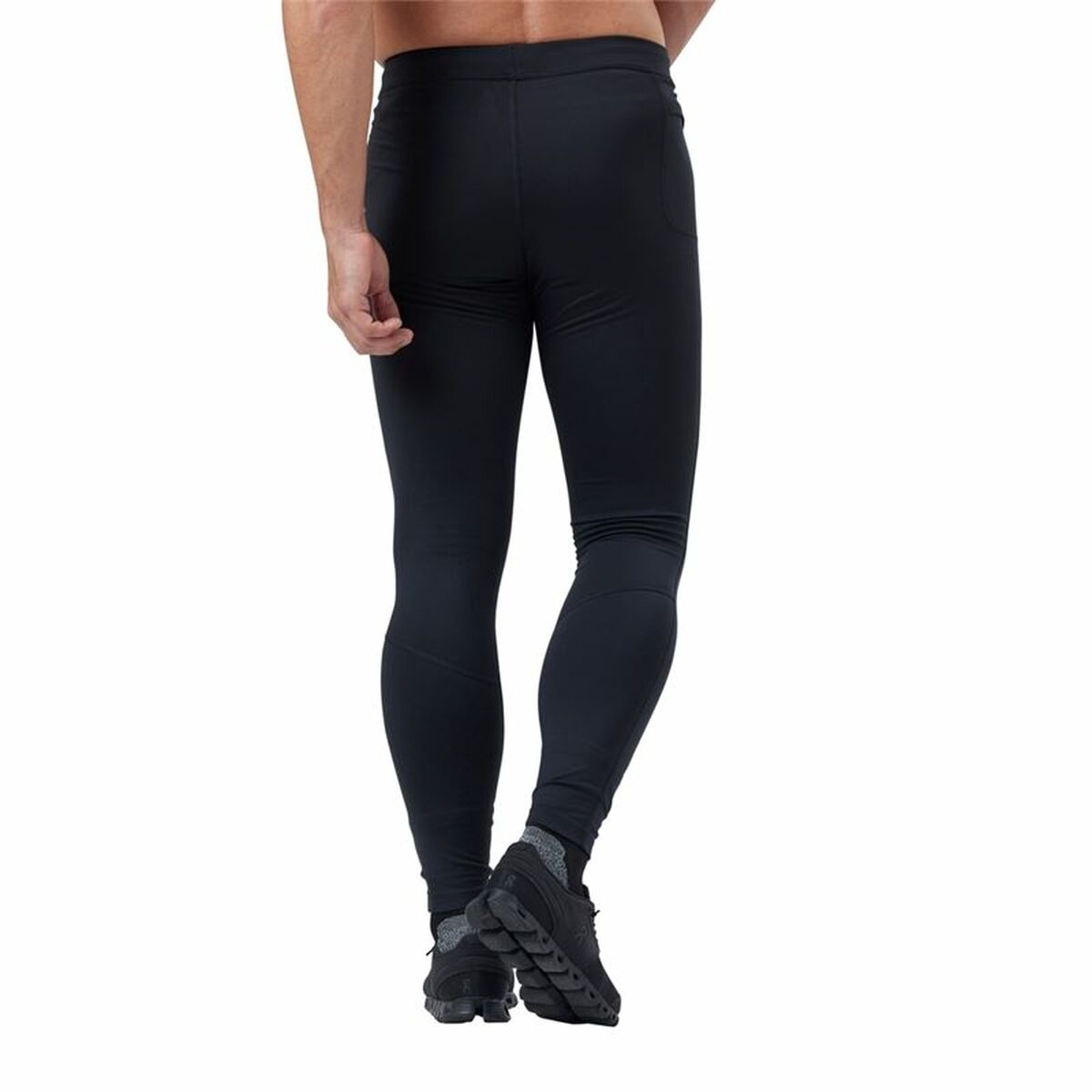 Sportliche Herren-Strumpfhosen Odlo Essential Warm Schwarz