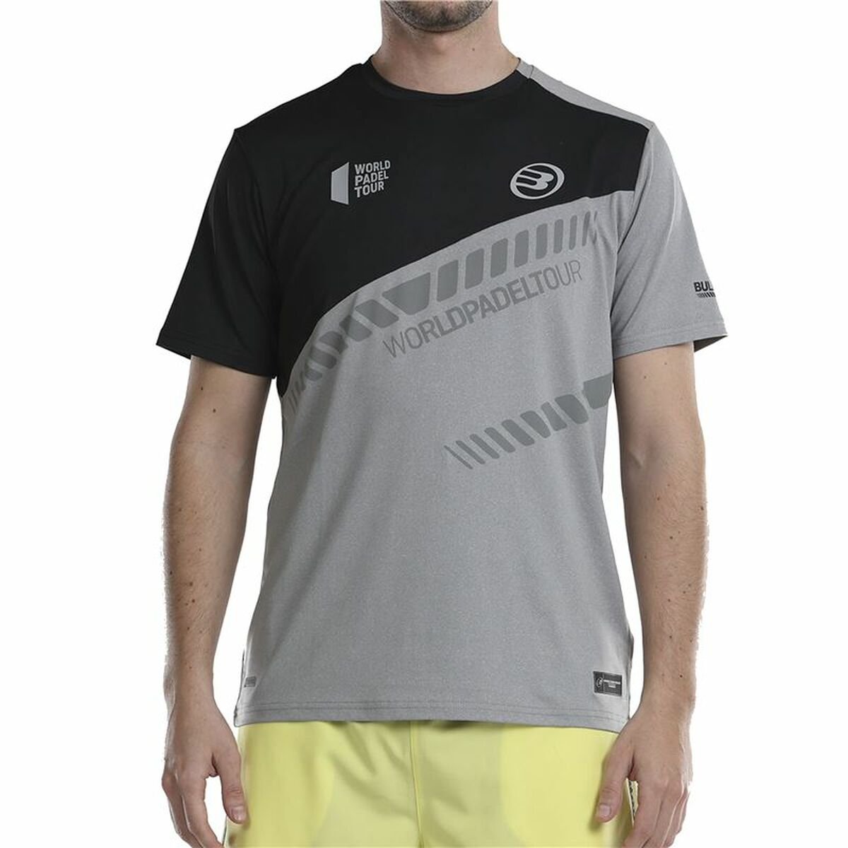 Herren Kurzarm-T-Shirt Bullpadel Lucio Grau